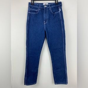 Jordache size 28 Women’s Blue Denim High Waisted Vintage Crop Jeans